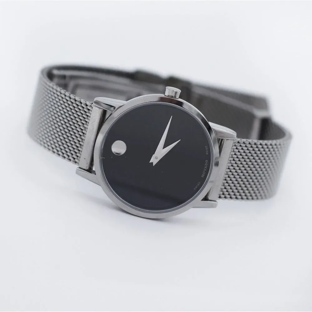 Movado Museum Classic Stainless Steel Mesh Watch